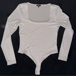 Dynamite Cream Long Sleeve Bodysuit